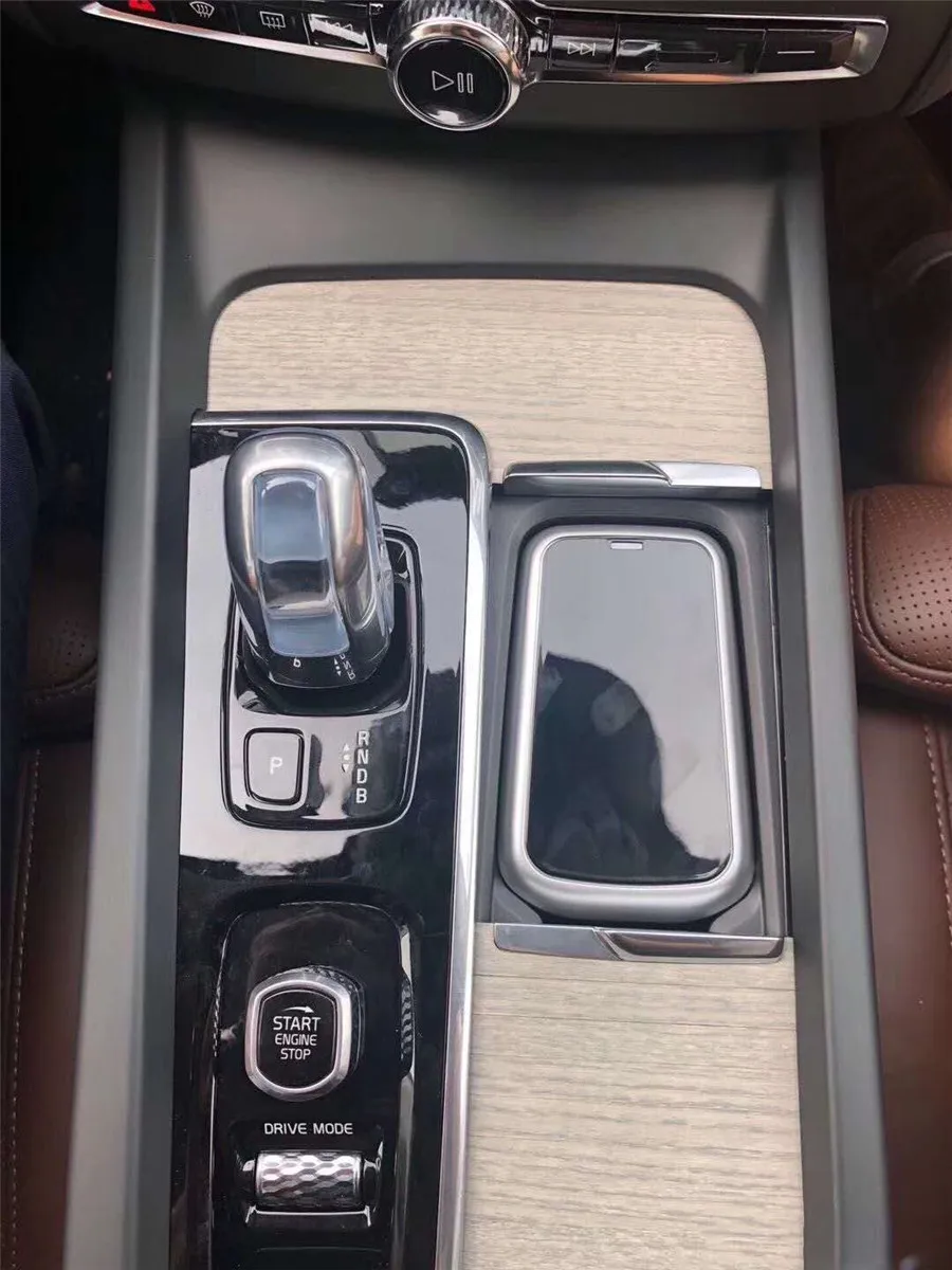 Новейшее автомобильное Qi Беспроводное зарядное устройство 10 Вт для Volvo XC90 S60 XC60 S90