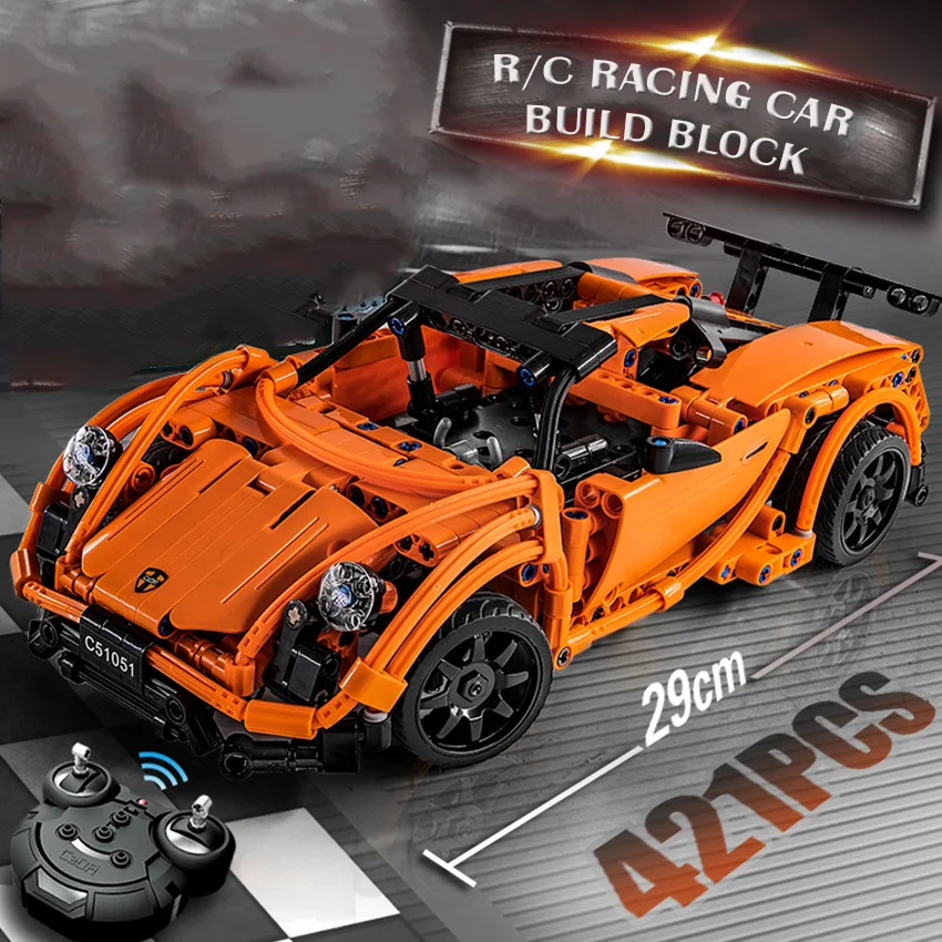 Model Building Blocks Set With Rechargeable Battery Brick Compatible Major Brands Toys Gift Kid Boy