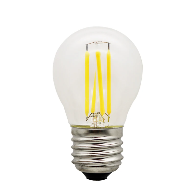 Светодиодный лампы ретро Edison LED светильник лампочка E26 110V 4W G45 нити Винтаж ампулы
