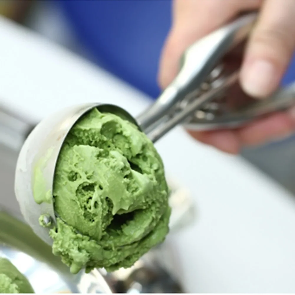 6 см нержавеющая сталь ложка Кухня Мороженое пюре картофель арбуз желе Печенье