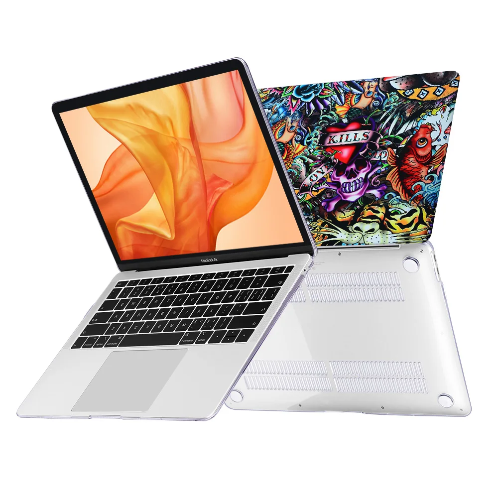 Redlai пластиковый жесткий чехол для Macbook Air Pro retina 12 13 15 дюймов Сенсорная панель A1706