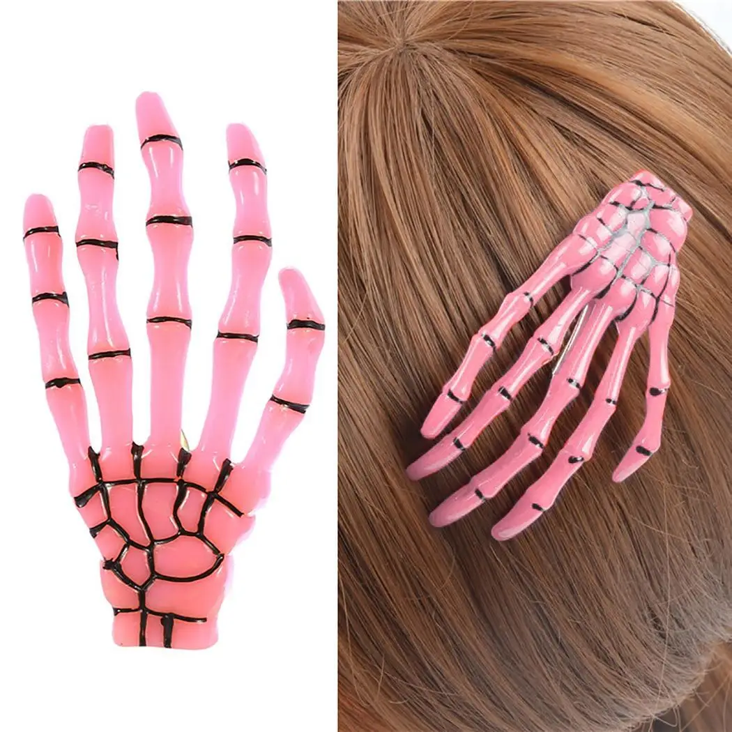 Женские розовые волосы на заколках с имитацией головы в форме руки свадебные