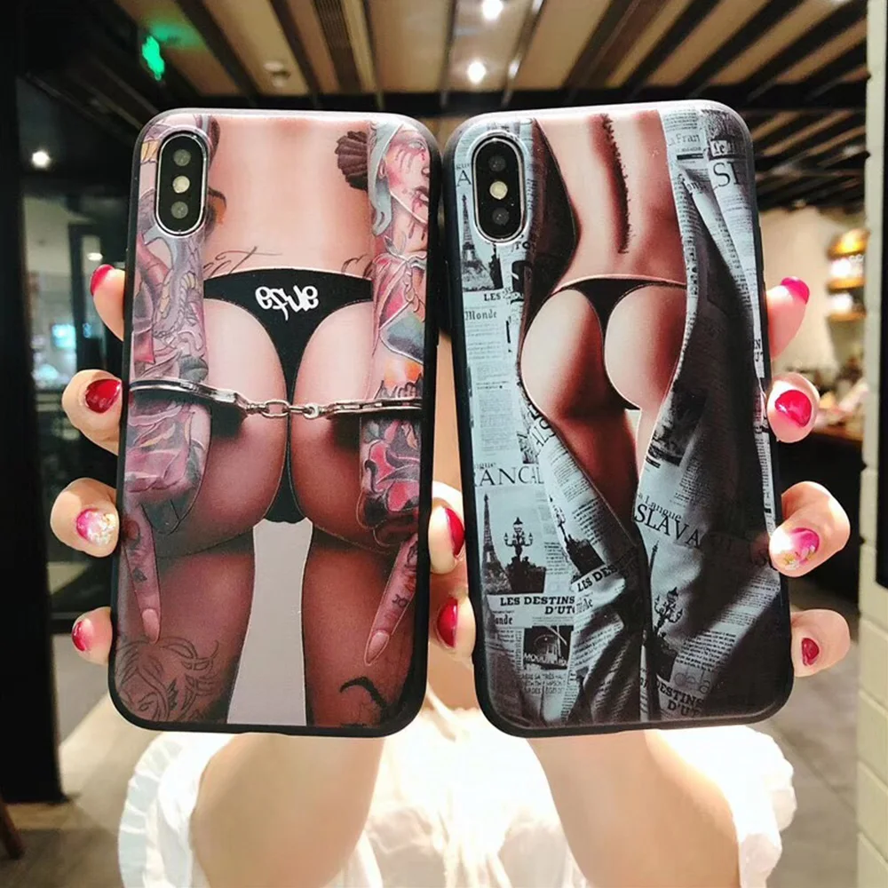 Foaber для iPhone X Xs Max XrFashion Женственная Дамская обувь чехол телефона татуировки