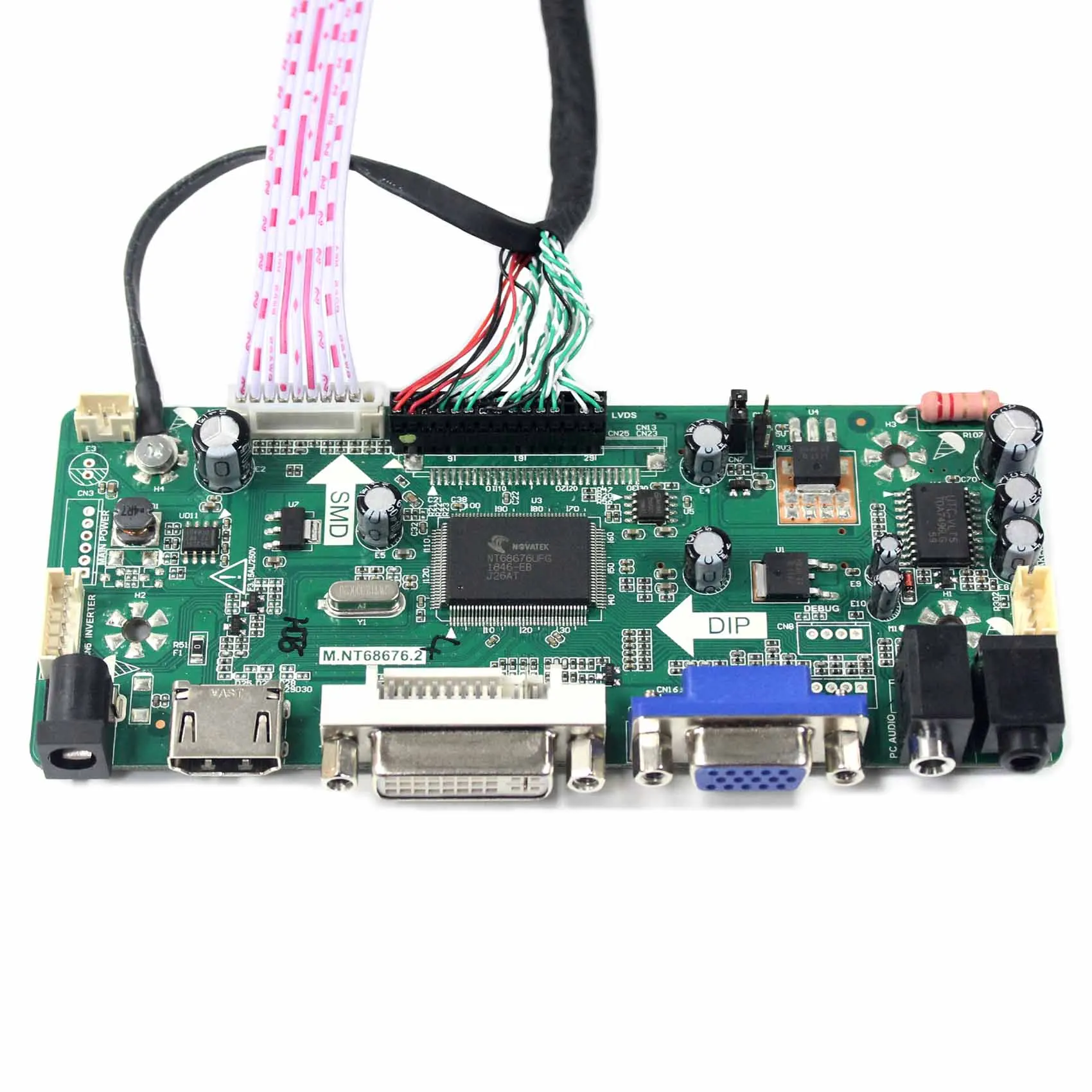 Аудио ЖК-плата HD MI DVI VGA работает с интерфейсом LVDS ЖК-экран 42 дюйма 1920x1080 LC420EUN |
