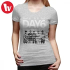 Футболка Kpop Day6, футболка Day6, забавная женская футболка с коротким рукавом, графический уличный стиль, зеленая искусственная Женская футболка из 100 хлопка