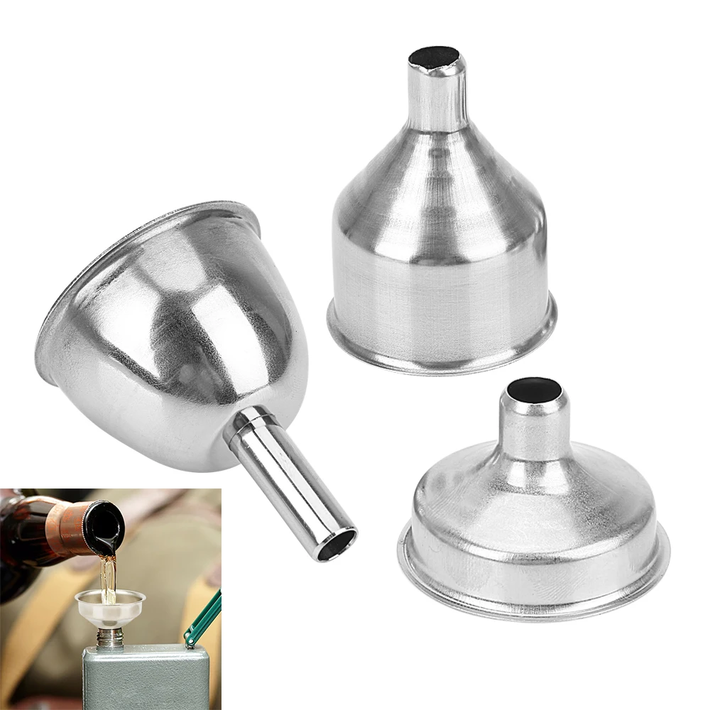 Маленькие горлышки воронки для барной винной колбы воронка заполнения плоской