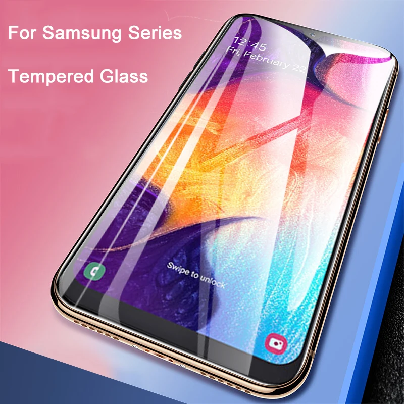 Защитное стекло для Samsung Galaxy A50 Защита экрана A30 A40 A70 закаленное пленка с полным