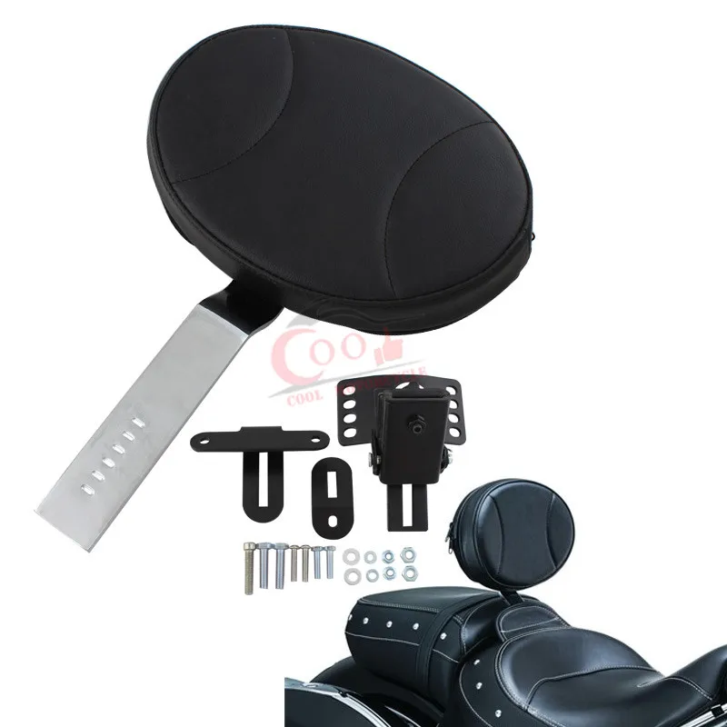 

Motorcycle Adjustable New Plug In Driver Rider Seat Backrest For Harley Touring Electra Road Street Glide Road King 1997-2017