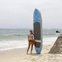 Надувная доска для серфинга с веслом Sup Board набор на каяке 305x81x15 см
