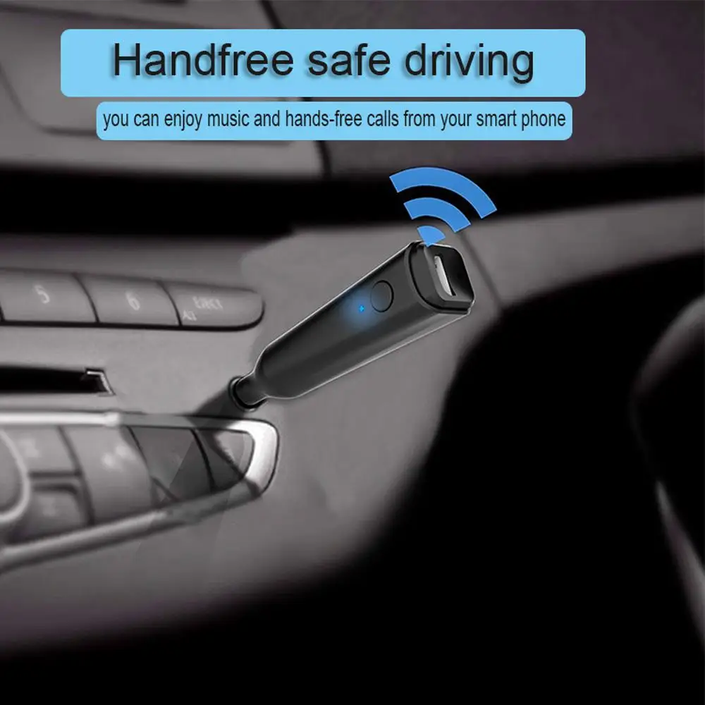 Ostart Bluetooth 5 0 стерео аудио адаптер 3 мм A2DP Handsfree музыкальный приемник для автомобиля