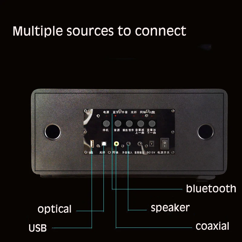 Венге N S10 60 Вт домашний караоке динамик Беспроводная колонка bluetooth микрофон