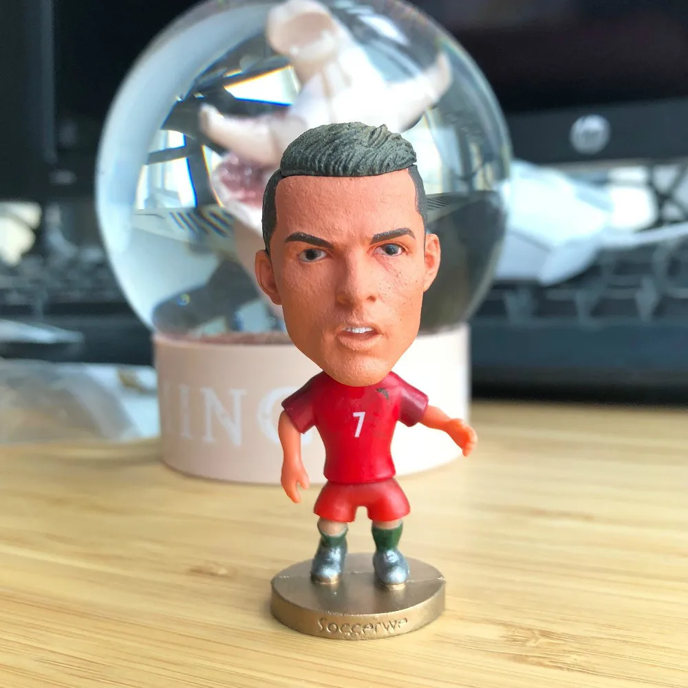 2019 Soccerwe куклы Футбол звезды ПОРТУГАЛИЯ 7 # Роналду подвижные суставы Смола Модель