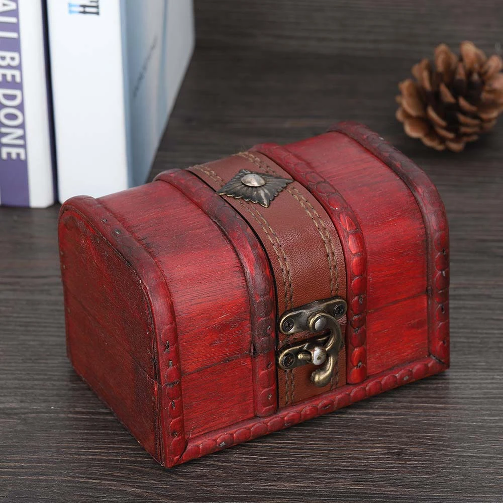 Vintage Wooden Jewelry Storage Box packaging Decorative Display Case box for jewelry Necklace Earring Ring | Украшения и