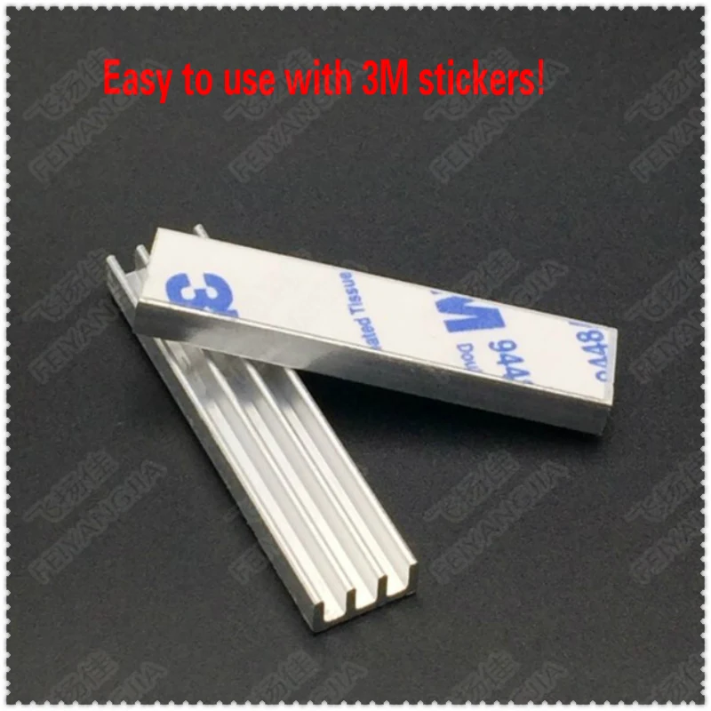 (Free shipping ) 20pcs 60x11x5mm Aluminum Heat Sink IC Heatsink Cooling Fin For CPU LED Power Active Component | Компьютеры и офис