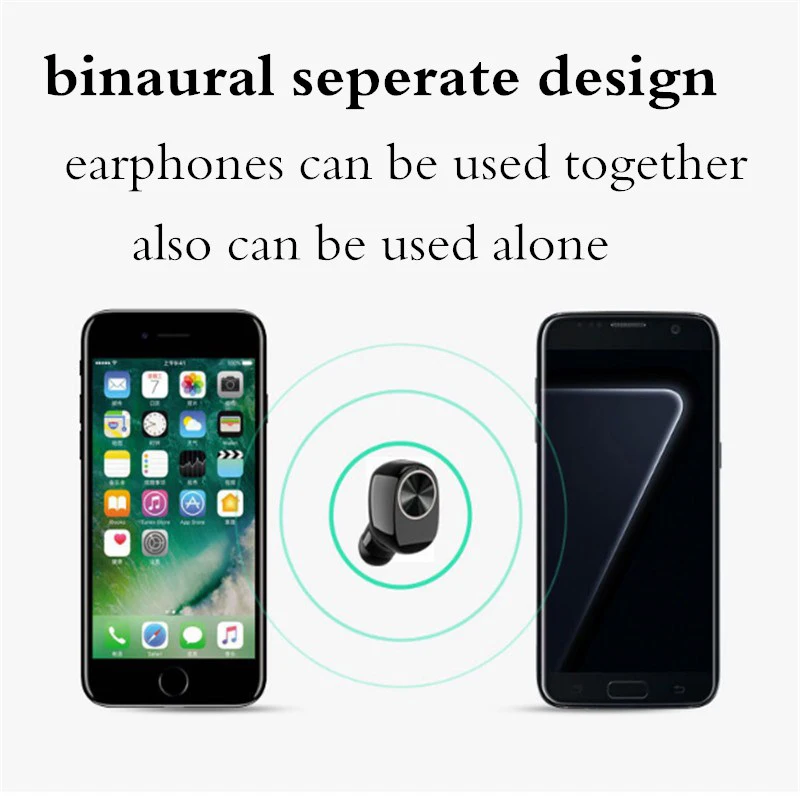 Топ V7 Tws Bluetooth гарнитуры бинауральные наушники беспроводные стерео мини вкладыши
