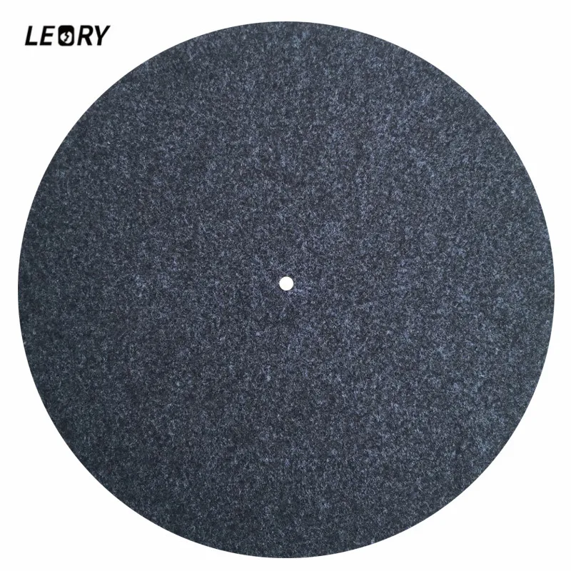LEORY 3 мм Войлок Turntable блюдо коврик Audiophile шерсть Запись анти-статический для LP