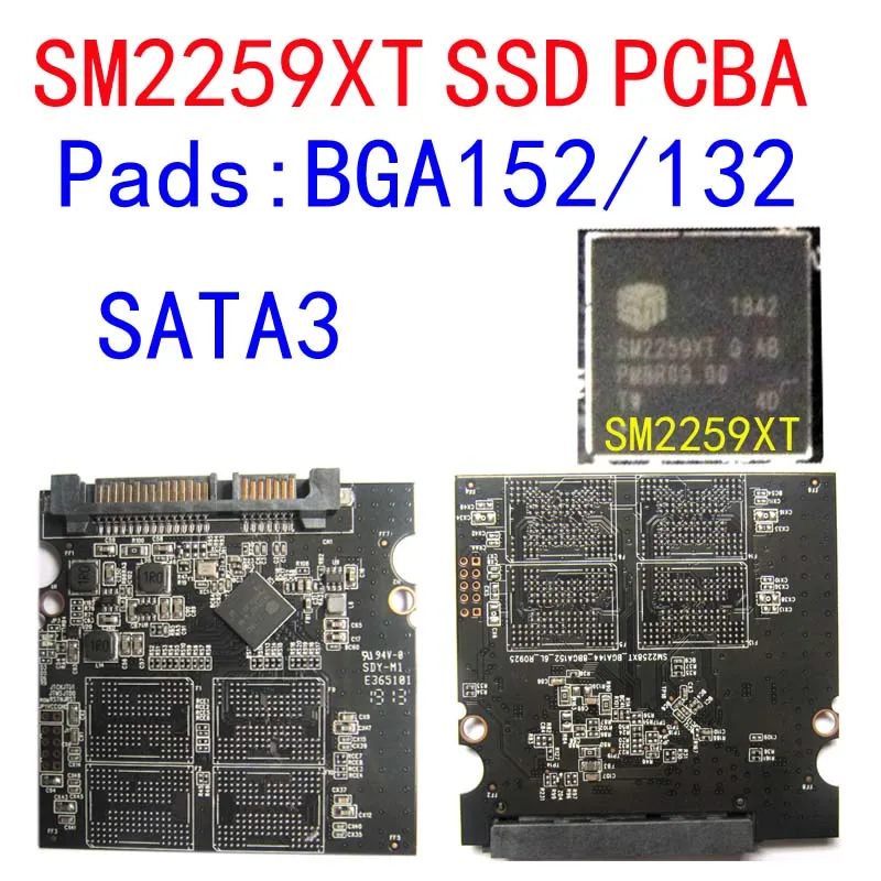 SM2259XT 8 PAD SSD PCBA DIY BGA152/BGA132 SATA3|Компьютерные кабели и разъемы| |