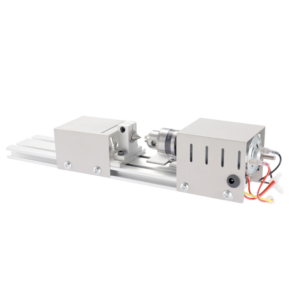 

EU Plug Mini Lathe Beads Machine Torno Madera Woodwork Standard Set with Power carving cutter Lathe Grinding DIY Lathe Tool