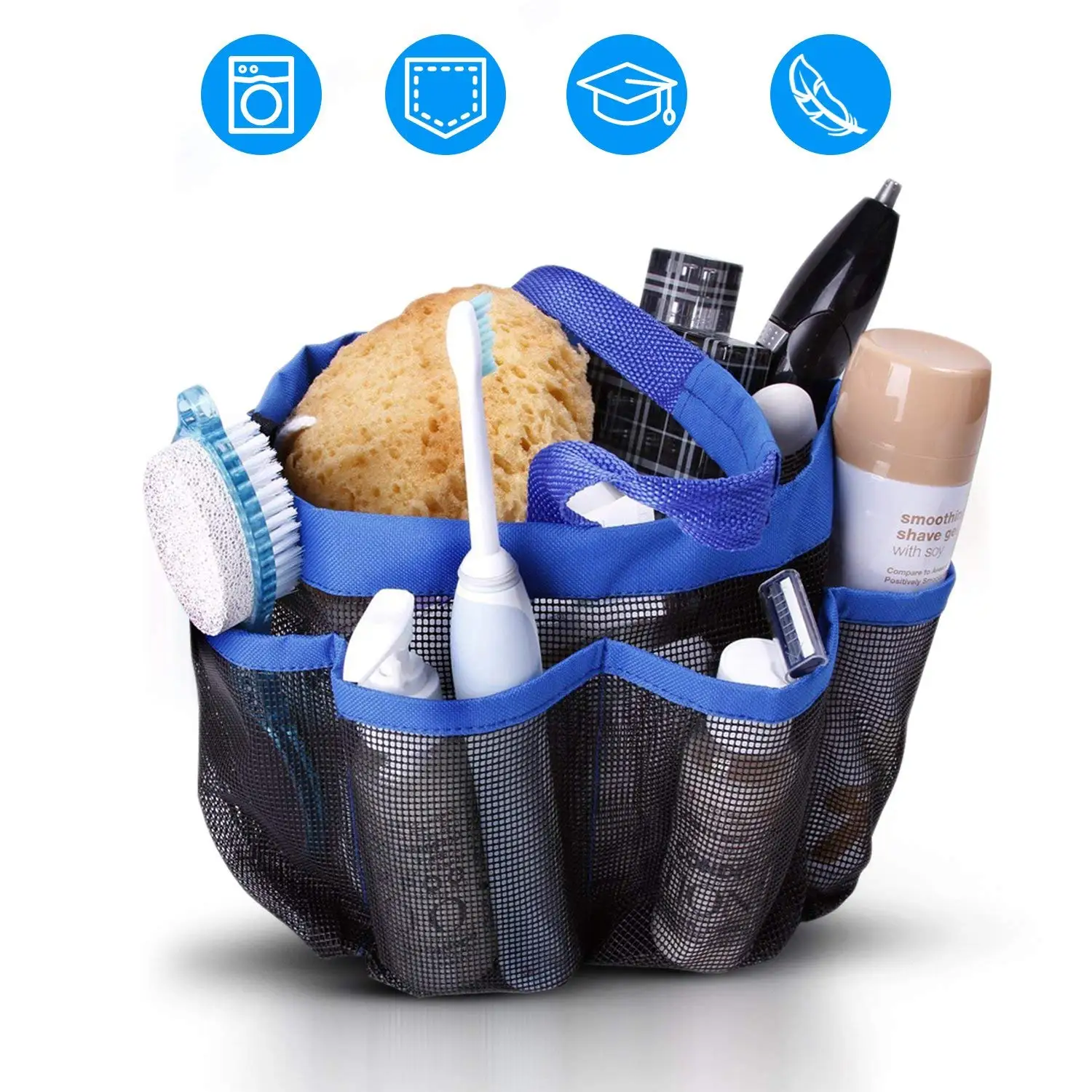 Сетчатый Душ Caddy Портативный Tote College Dorm Room Essentials аксессуары Органайзер