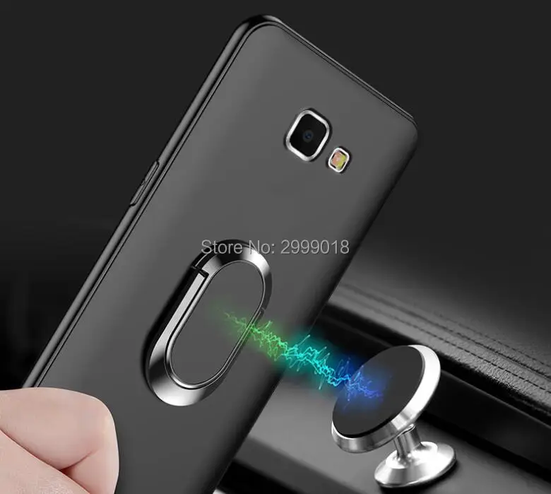 Чехол для Samsung Galaxy J1 6 2016 Soft магнитный автомобильный чехол на палец J120 J120F J120H |