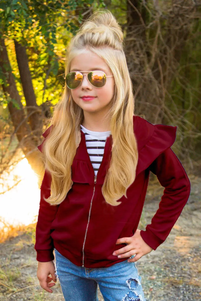 2019 Brand New 1-5Y Newborn Toddler Baby Girl Cotton Hoodies Tops Outerwear Coat Comfy Clothes Solid | Детская одежда и обувь
