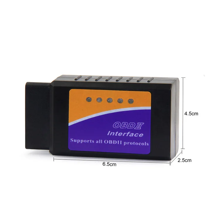 Elm327 Bluetooth V1.5 Obd2 автомобильный сканер Obdii диагностический инструмент| |