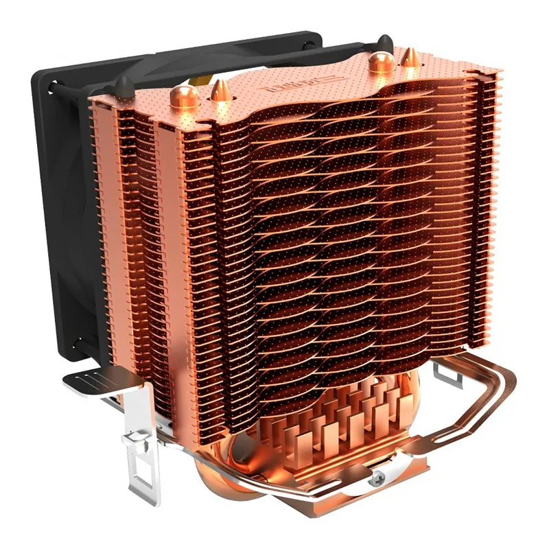 PCCOOLER S83 кулер для процессора медное покрытие плавники 2 тепловые трубки 80 мм/8 см
