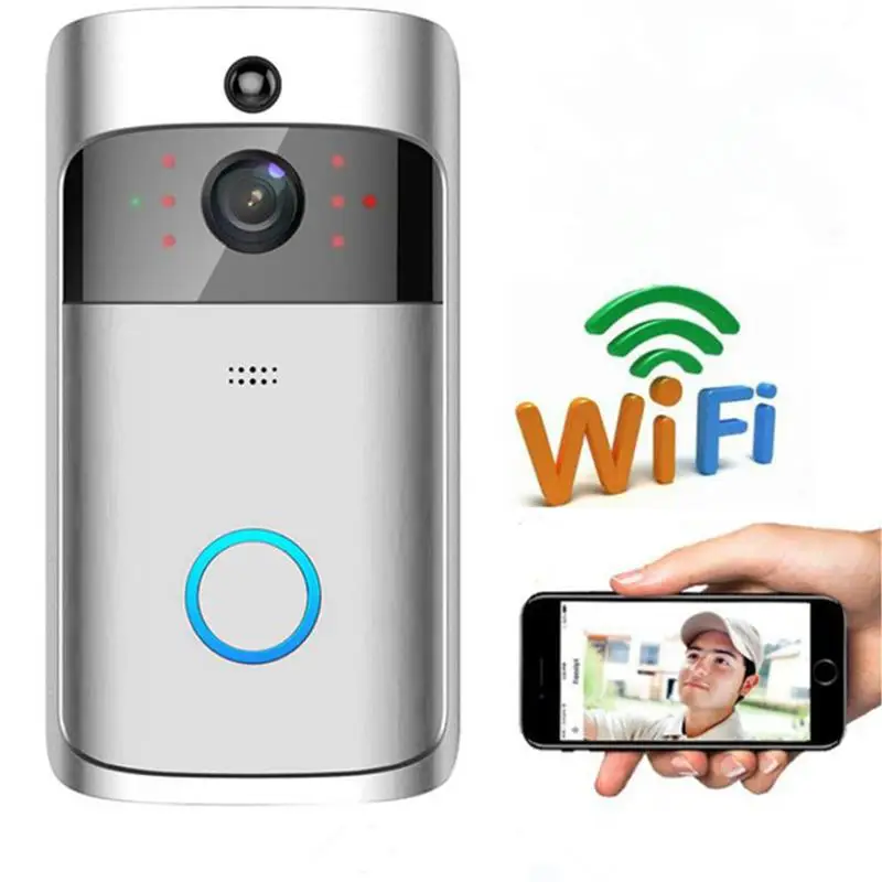 Умный дверной звонок 2 4G RF Беспроводной Кольцо Дверной WiFi визуальный Камера