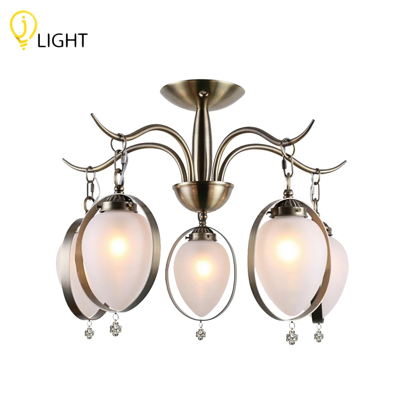 Люстра J LIGHT Gloria 1212/5C бронзовый|Люстры| |