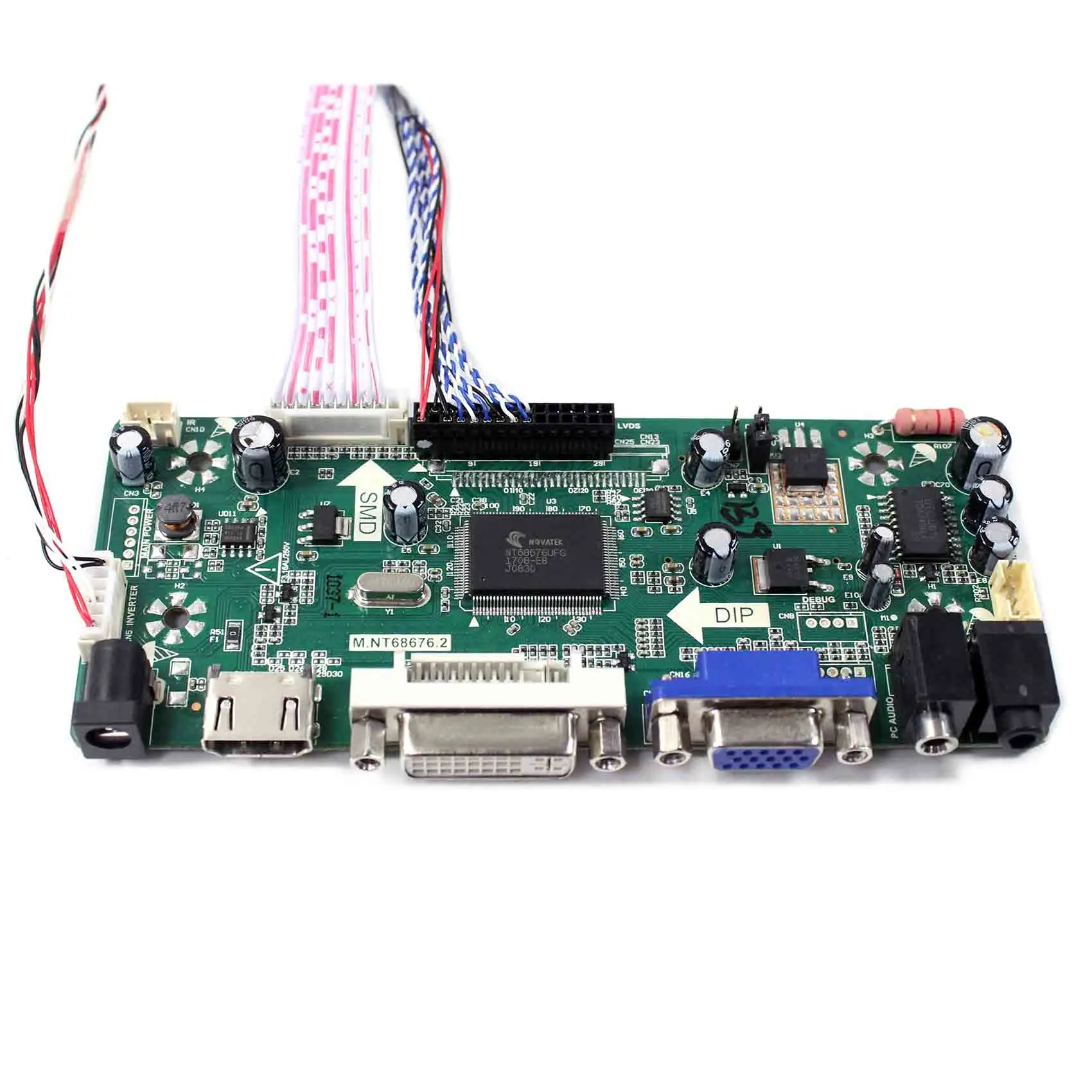 HD MI VGA HDMI DVI аудио ЖК дисплей плата контроллера Совместимость работы с 10 1 дюймов
