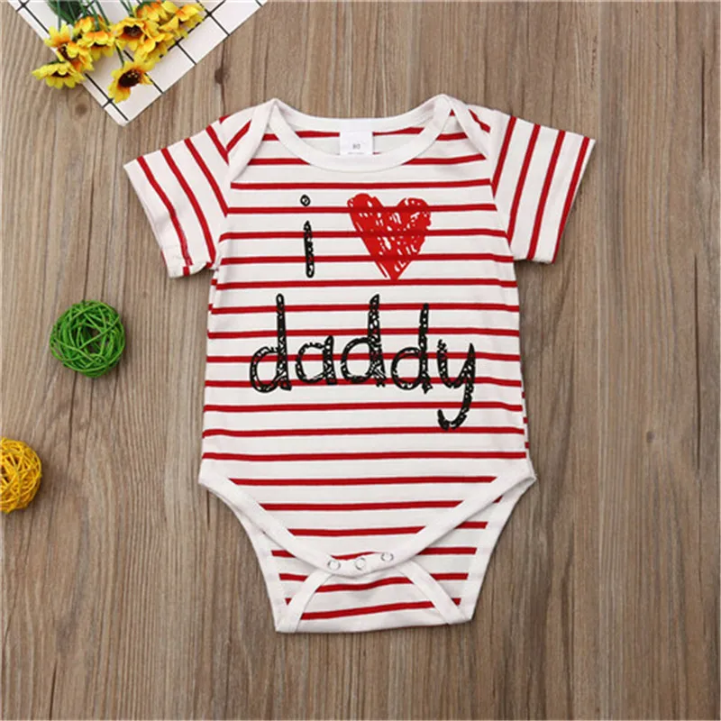 Bayi Bodysuit Kapas Bayi Bayi Anak Gadis Bodysuit Jumpsuit Pakaian Piyama Pakaian O-Leher Lengan Pendek Musim Panas Baru 0-24 M