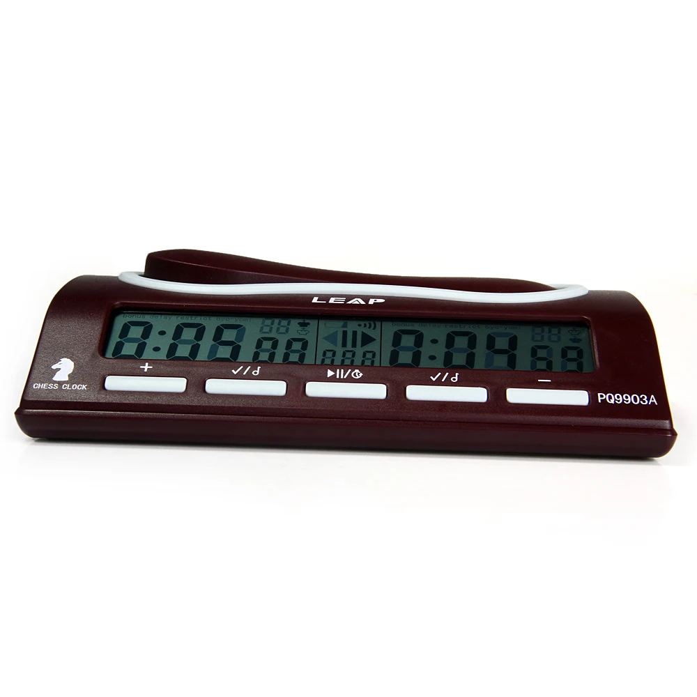 Professional Chess Clock I-Go Count Up Down Timer For Game Competition 29 Programmed Options Home Decor Clocks for School | Дом и сад