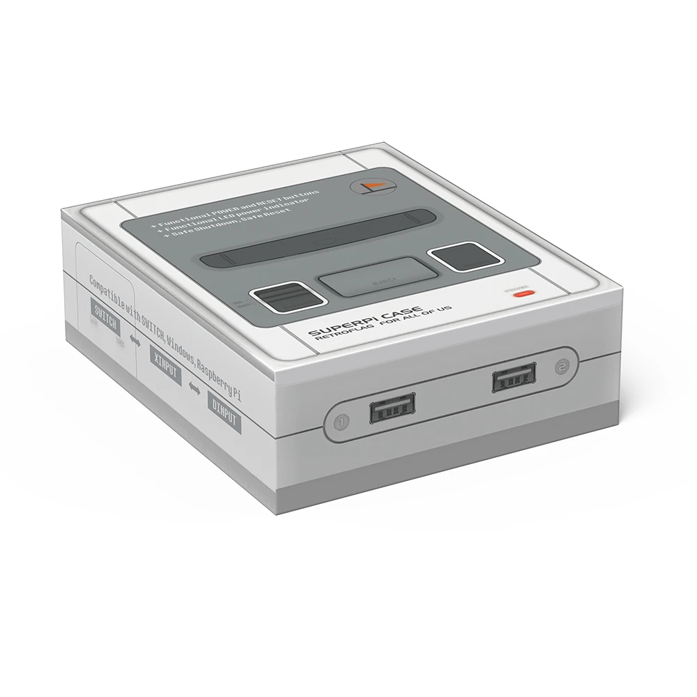 Чехол Retroflag SUPERPi для Raspberry Pi 3B + 2B Deluxe Edition чехол с переключателем безопасного