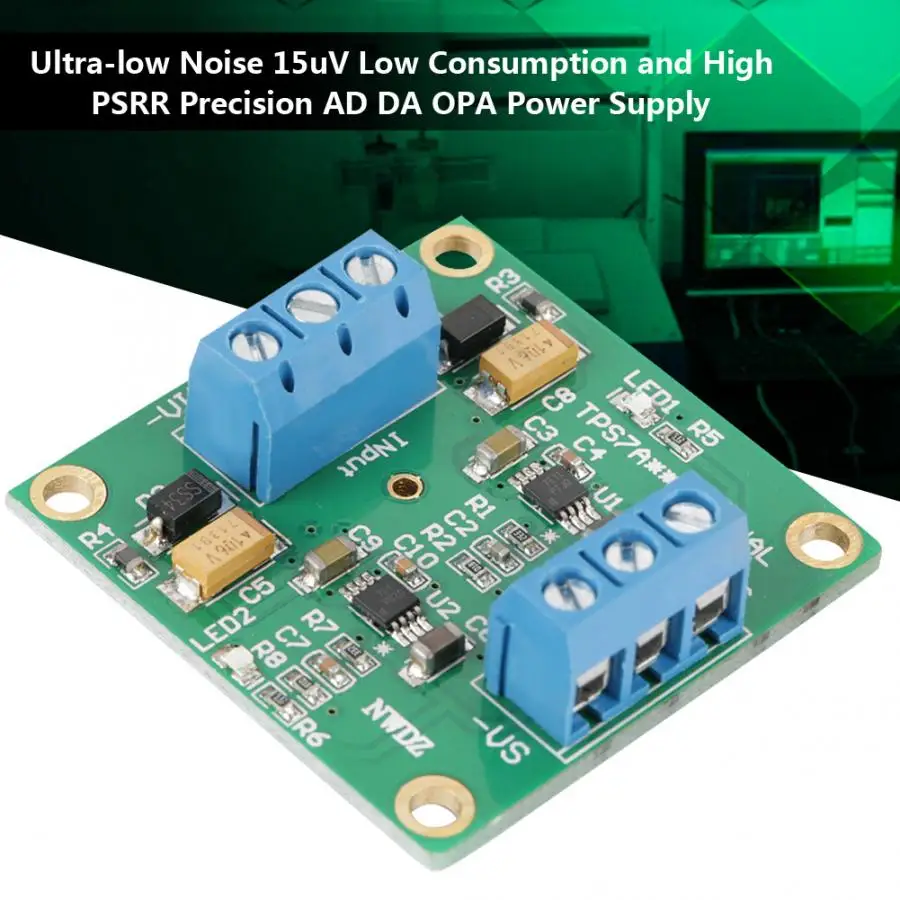 15uV 0.15A положительный и отрицательный источник питания низкое потребление PSR AD DA OPA