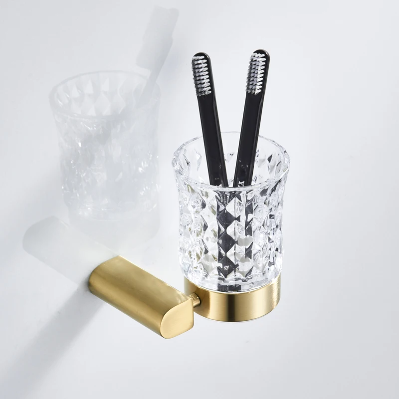 

Toothbrush Holder Metal Brushed Gold Bathroom Hardware Set Double Towel Holder Wall Mount Toilet Roll Paper Holder,robe Hook