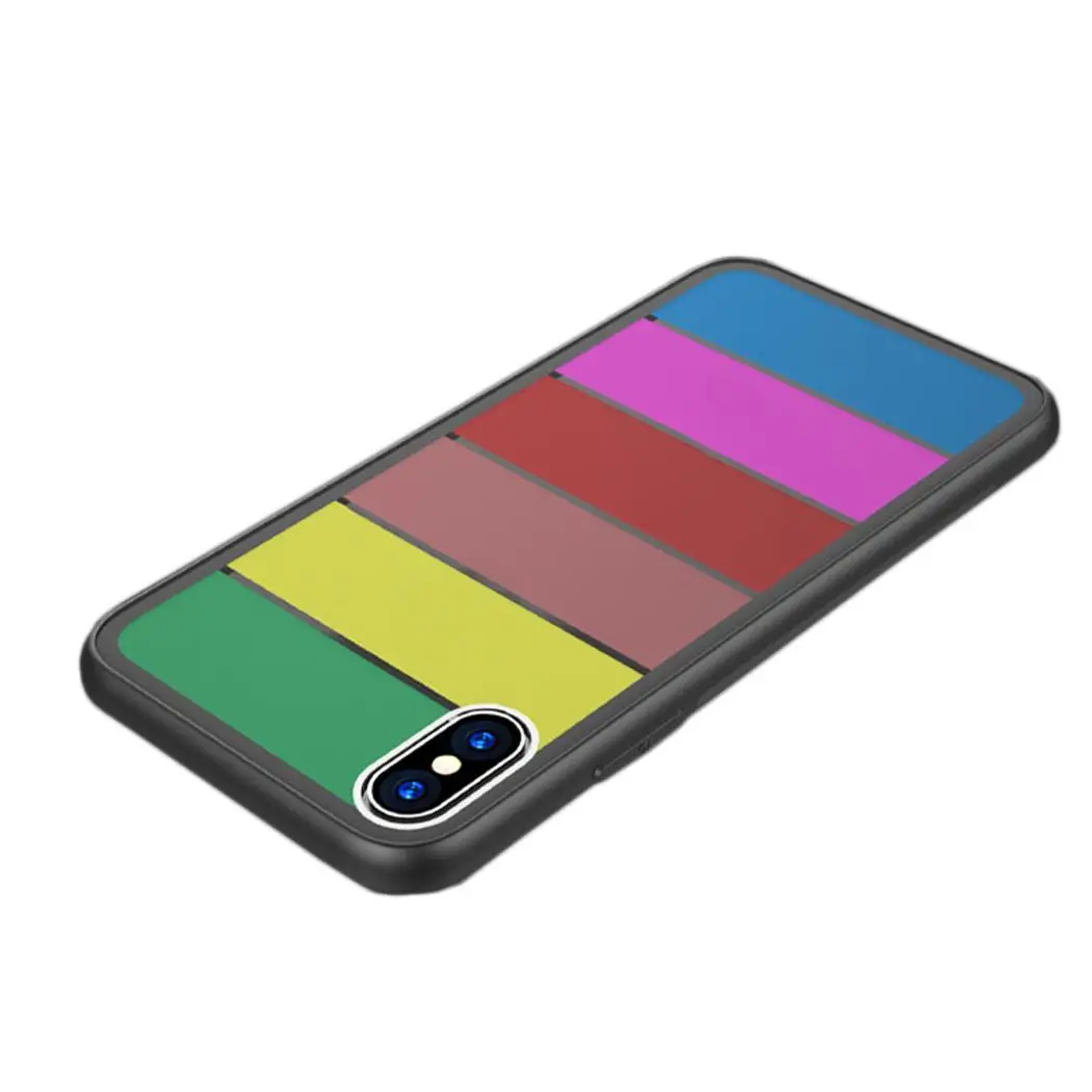 Rainbow Pattern TPU Tempered Glass Phone Easy to install and take off. Protective Case Back Cover For iPhone | Мобильные телефоны и