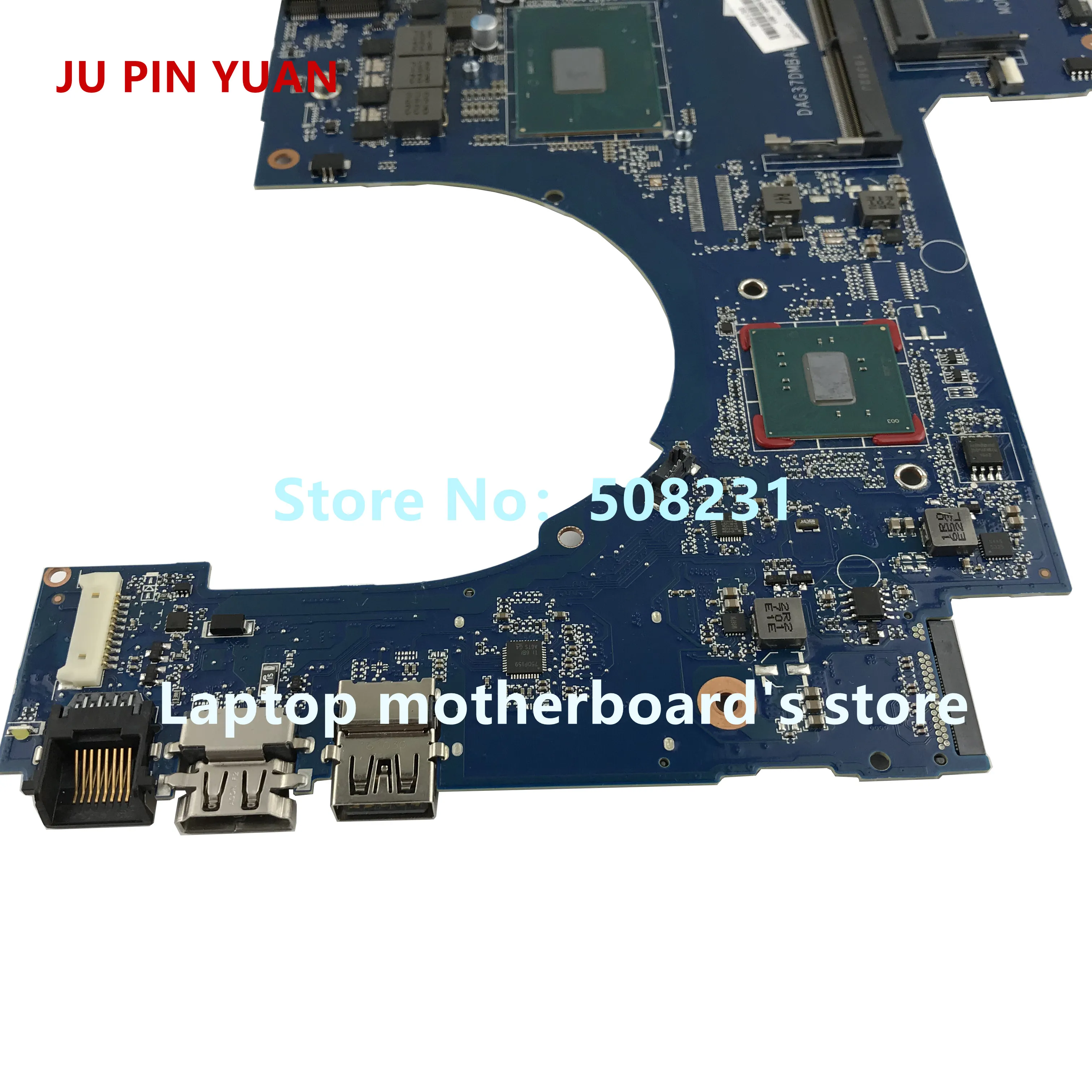 Материнская плата DAG37DMBAD0 915466-001 915466-601 для ноутбука HP 17-W 17-AB 17-w252nz материнская с 1050 2