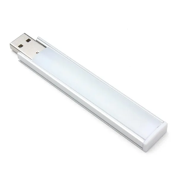 CLAITE супер яркие USB светодиодные ночные светильники 10 см 1 4 Вт 8 SMD 5152 алюминиевый