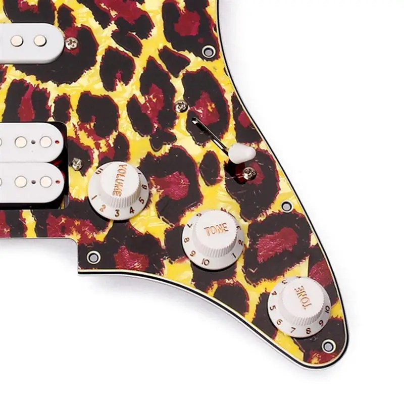 3 Ply SSH Prewired нагруженный Pickguard скретч пластина 2 однокатушечные звукосниматели и