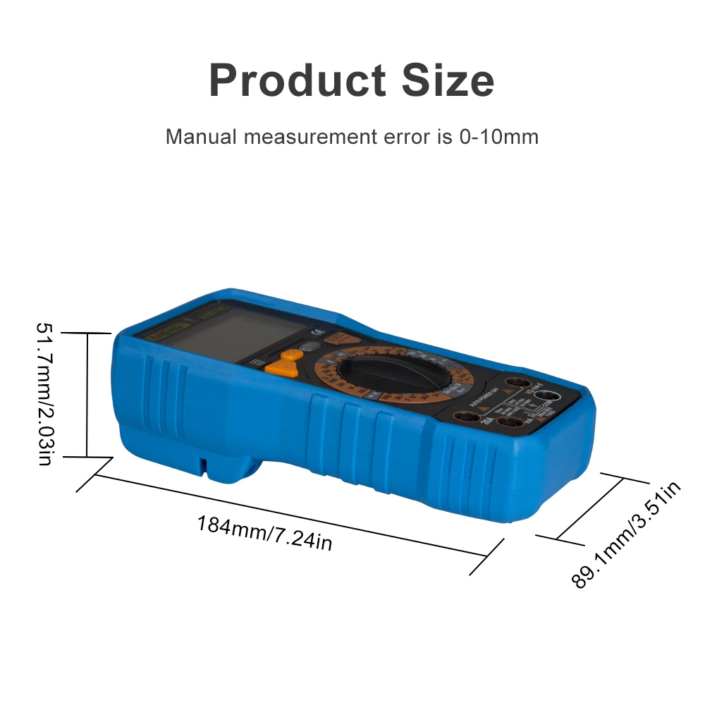 Цифровой мультиметр ANENG AN819C ЖК дисплей амперметр переменного/постоянного тока