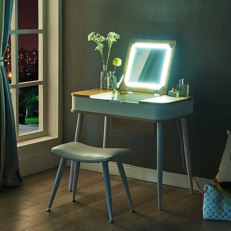 Toaletka Tocadore Para El Dormitorio Coiffeuse Dresuar Aparador ящик скандинавского дерева кварто корейский
