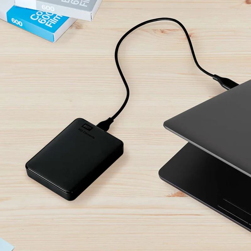 WD элементы Портативный внешний жесткий диск HD 1 ТБ 2 высокой емкости SATA USB 3 0