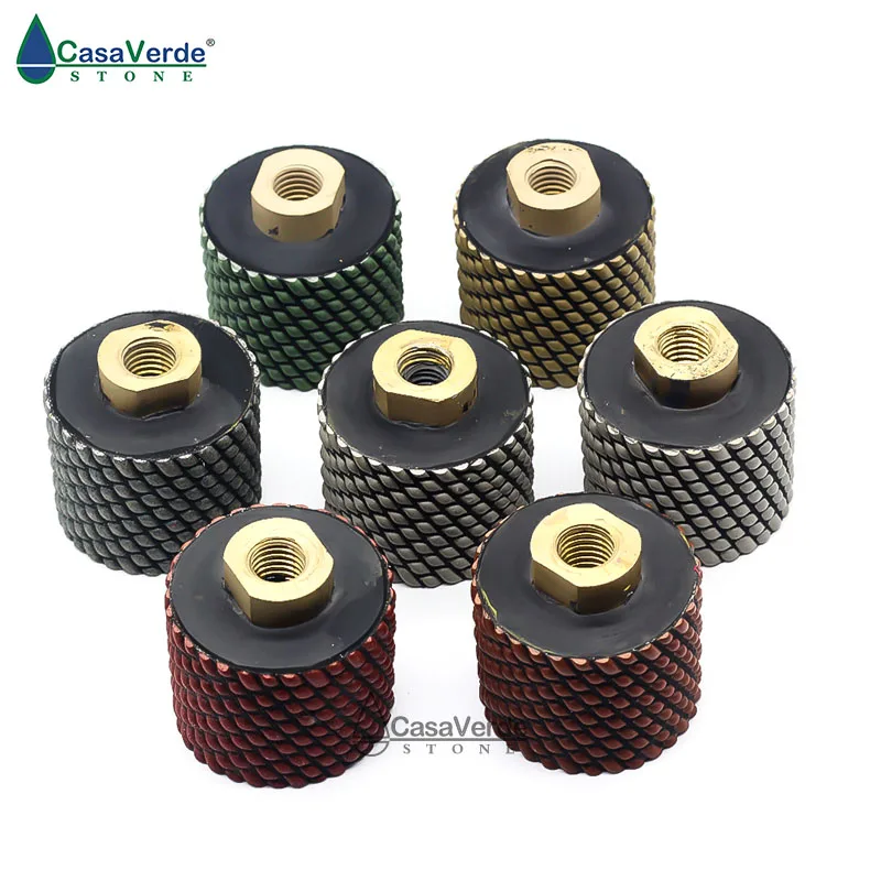 Бесплатная доставка Сухие алмазные барабанные колеса 2 дюйма резьба M14 для