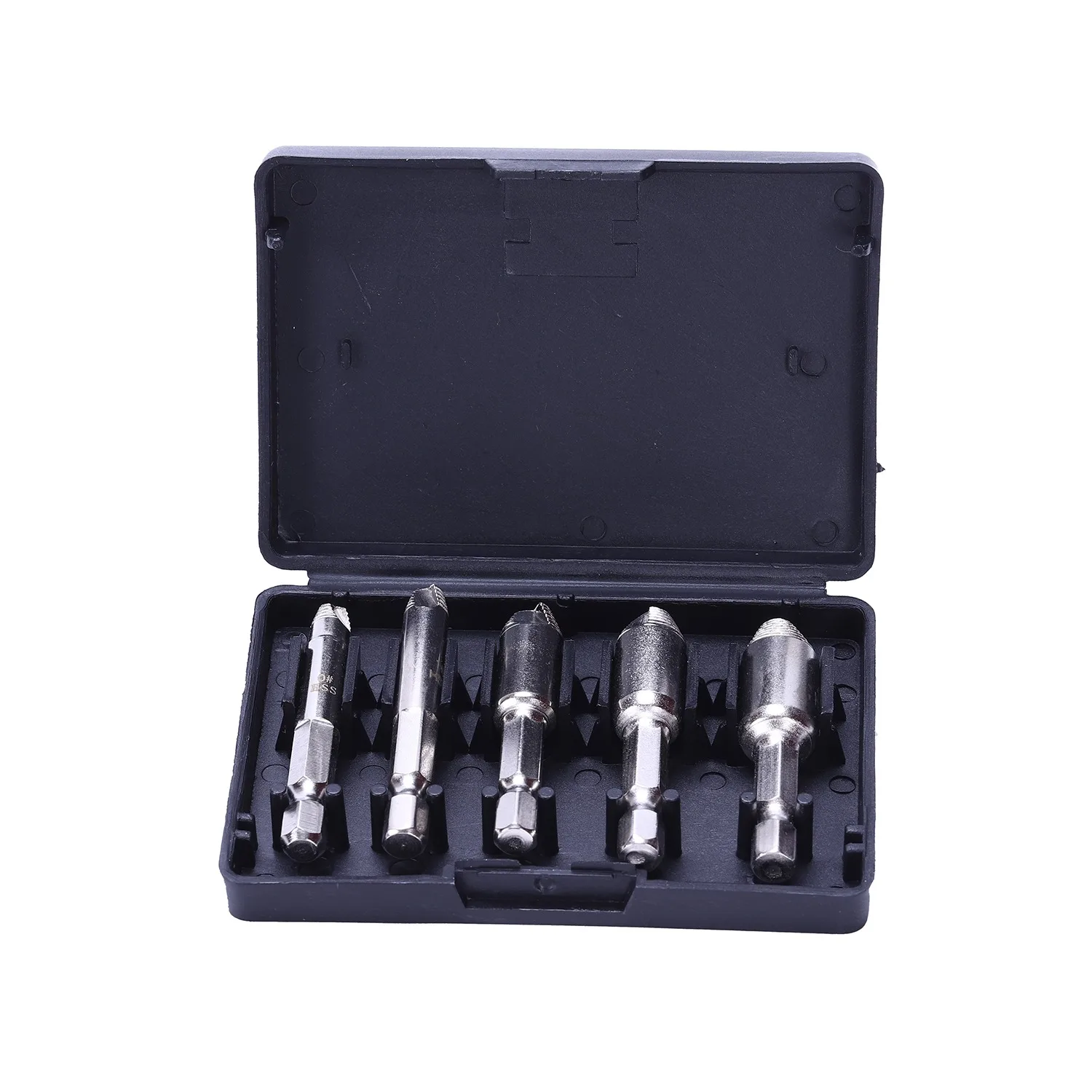New 5pcs 1/4 Inch 6.35mm Screw Removal Tool Extractor Sliding Broken Head High Speed Steel | Инструменты