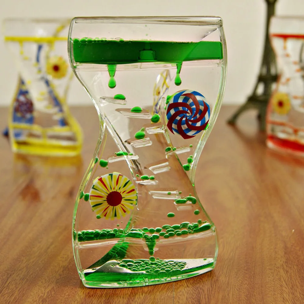 Плавающий цвет микс Иллюзия жидкое движение визуальное тонкое масло песочные