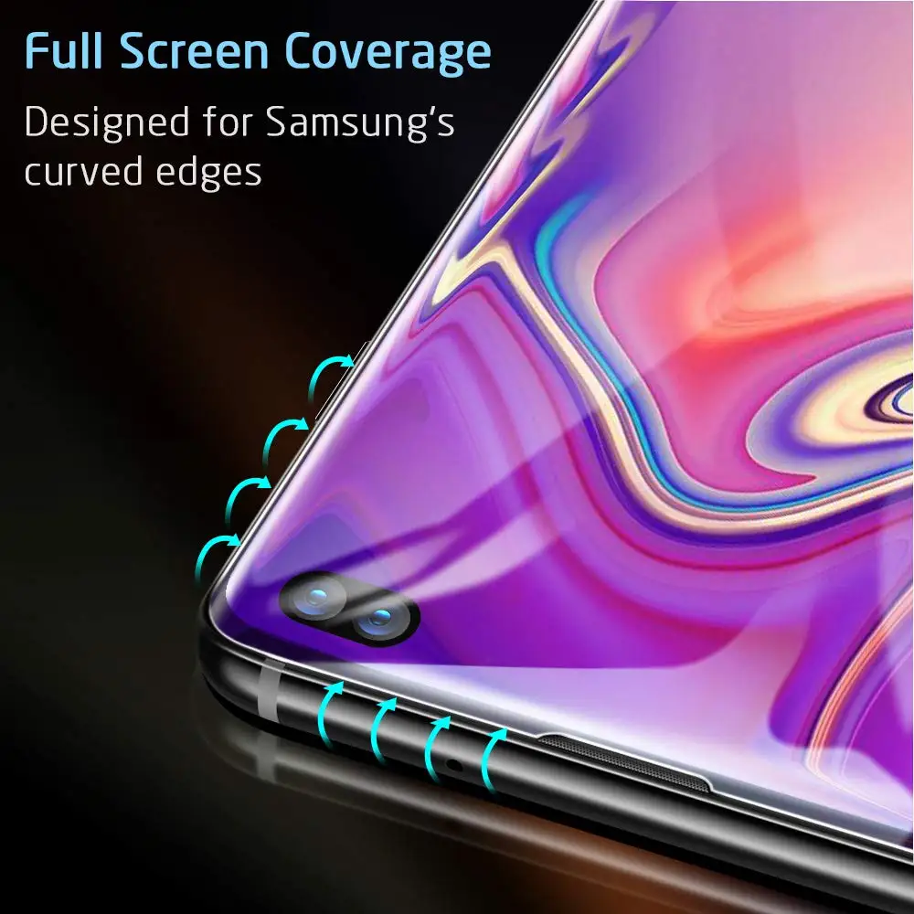 Jansin для Samsung Galaxy S10 Plus Защитная пленка экрана закаленное стекло + защитное |