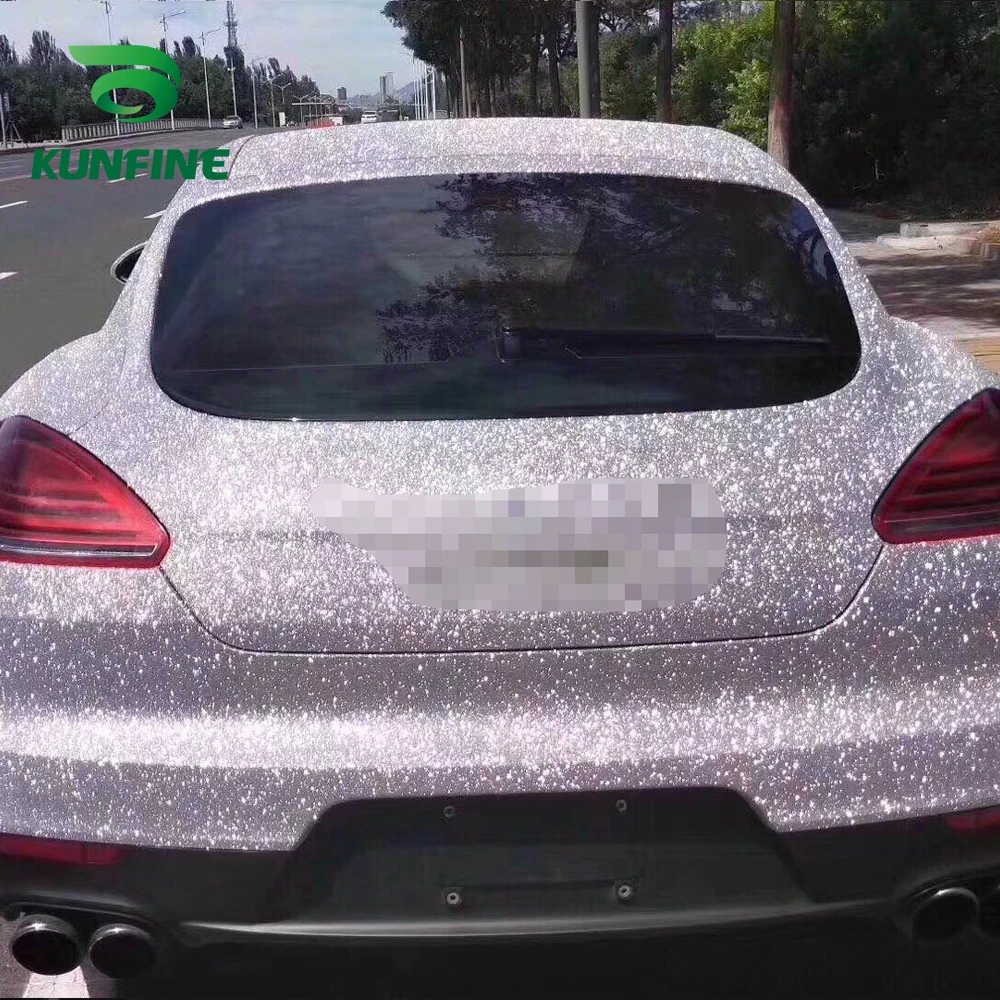 

Car Styling Wrap Rough Flash silver Car Vinyl film Body Sticker Car sticker With Air Free Bubble For Motorcycle Car Tuning Part