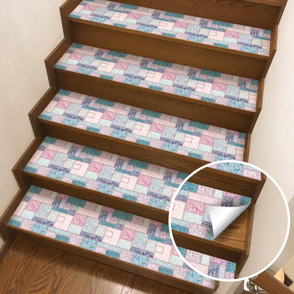 CNIM Горячие 2 шт Diy наклейки на пол ПВХ стену для лестницы самоклеющиеся обновления