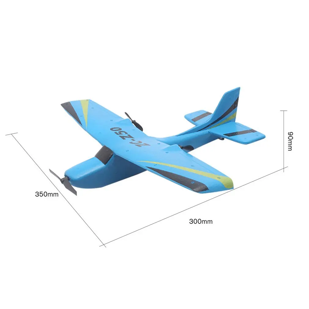 Z50 2 4g 2ch 350 мм Micro размах крыльев дистанционного Управление планер самолет с