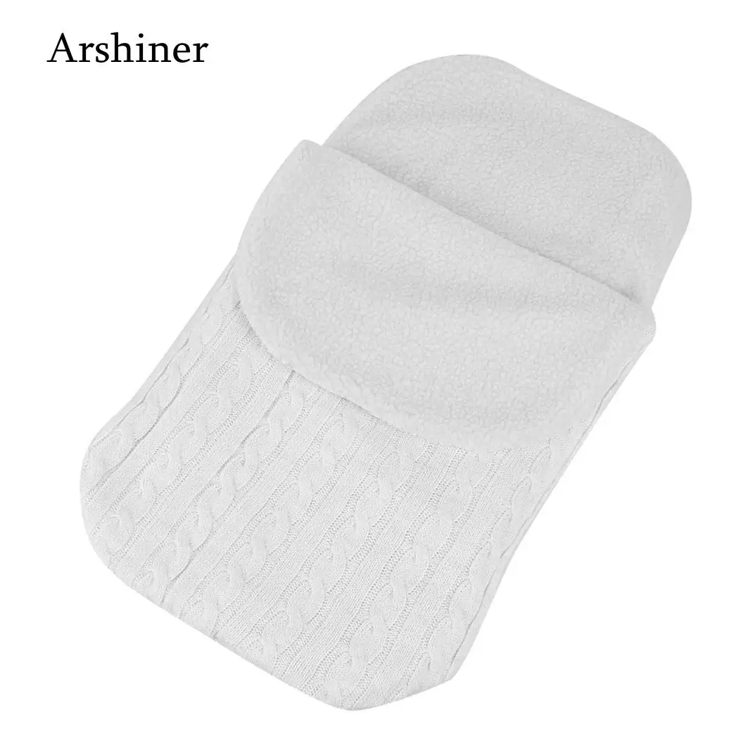 Newborn Unisex Sleeping Knit Sleepsacks Bag Blanket Swaddle Stroller Winter Baby Casual Solid | Мать и ребенок